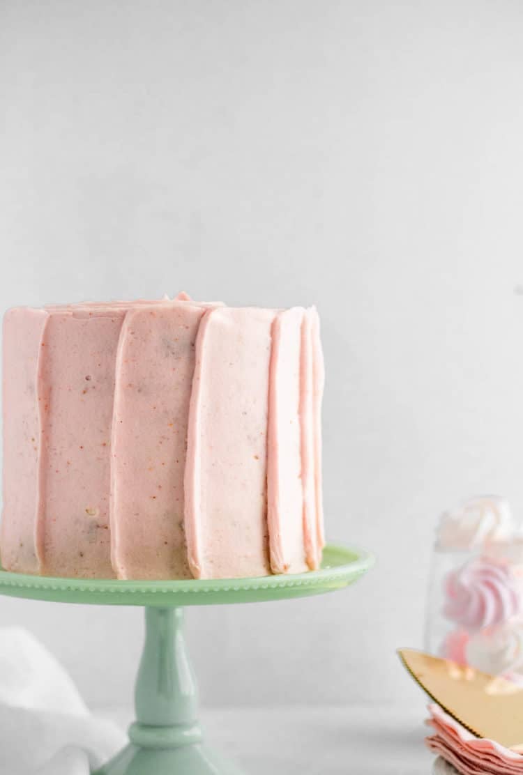 burnt sugar cake with maple cream cheese frosting