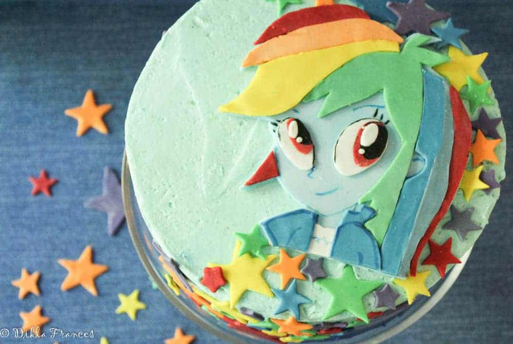the sleep over & equestria girls cake tutorial
