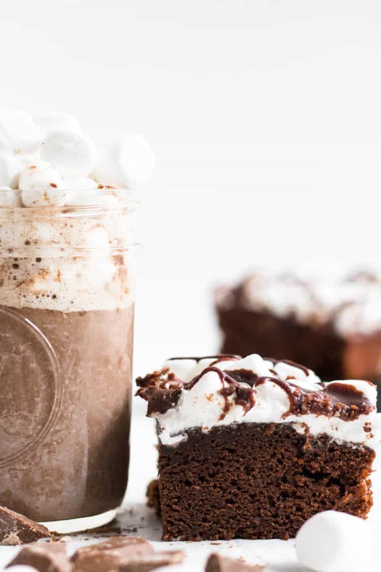 marshmallows overload chocolate cake