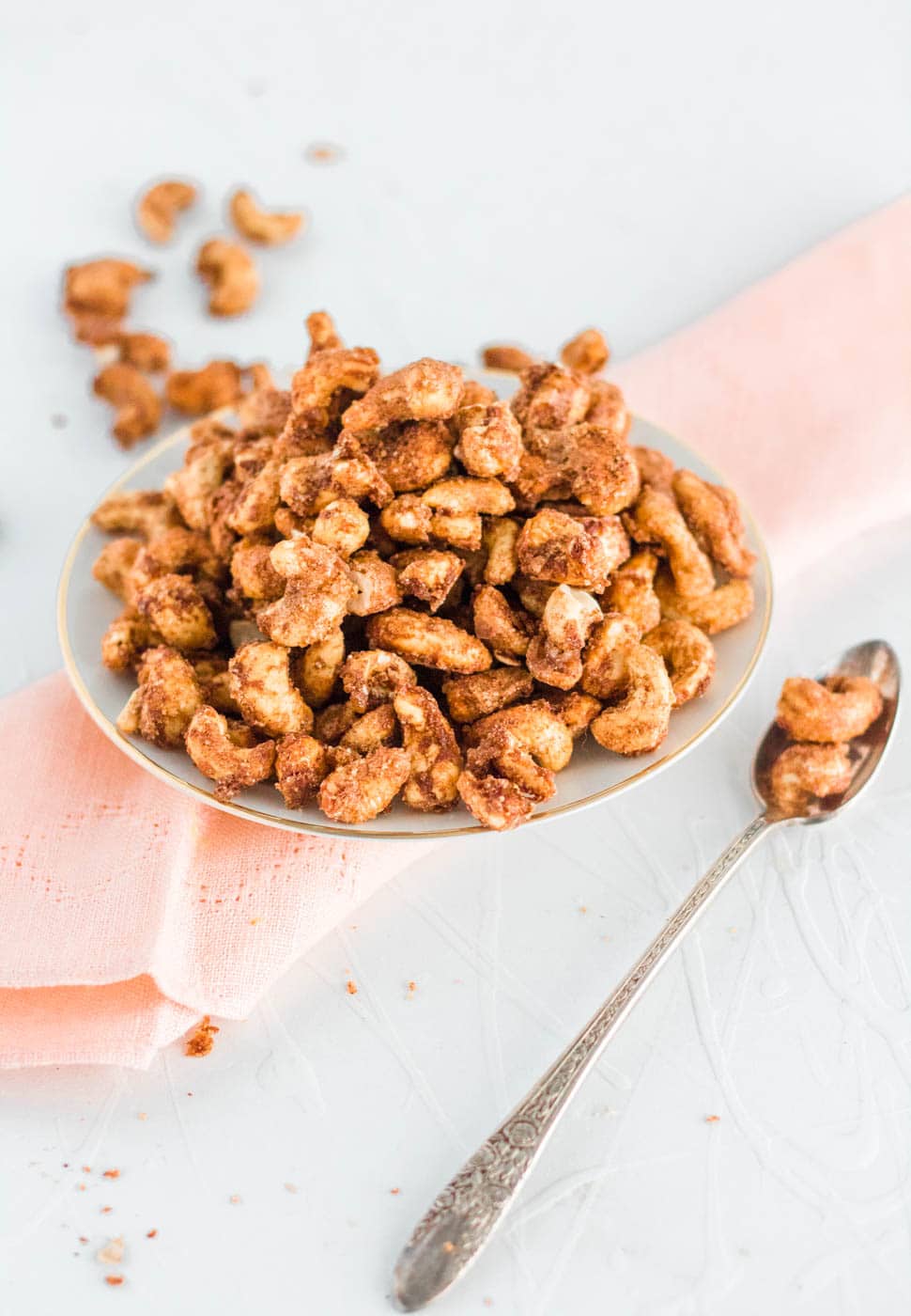 Candied Cashews Super fast and super easy recipe.