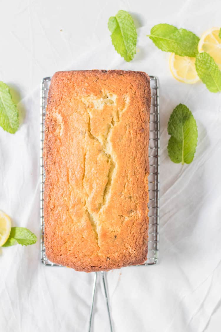 lemon mint cake