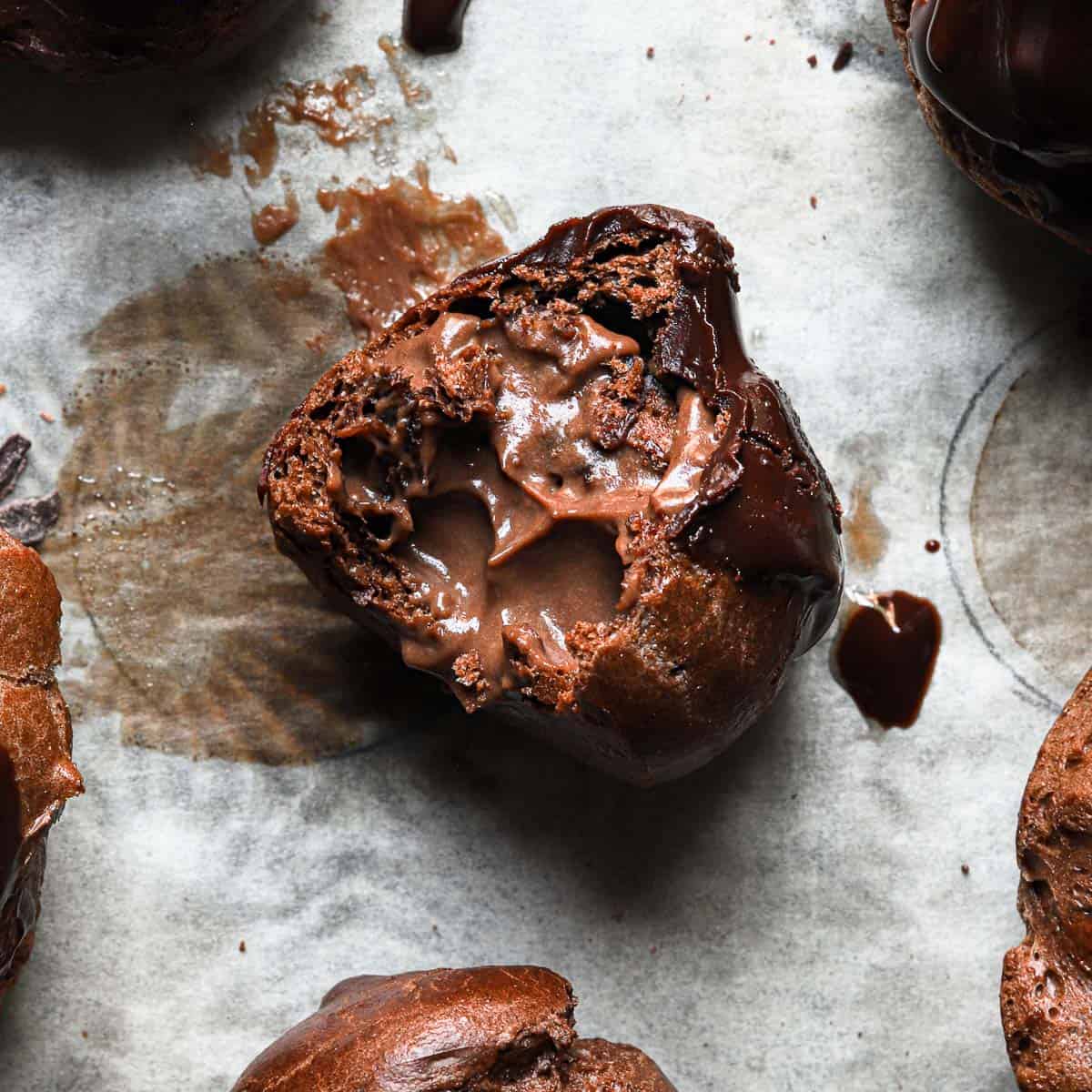 Chocolate cream puffs recipe