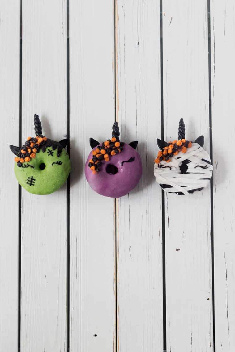  Halloween Unicorn Donuts