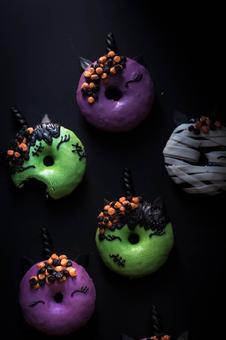  Halloween Unicorn Donuts