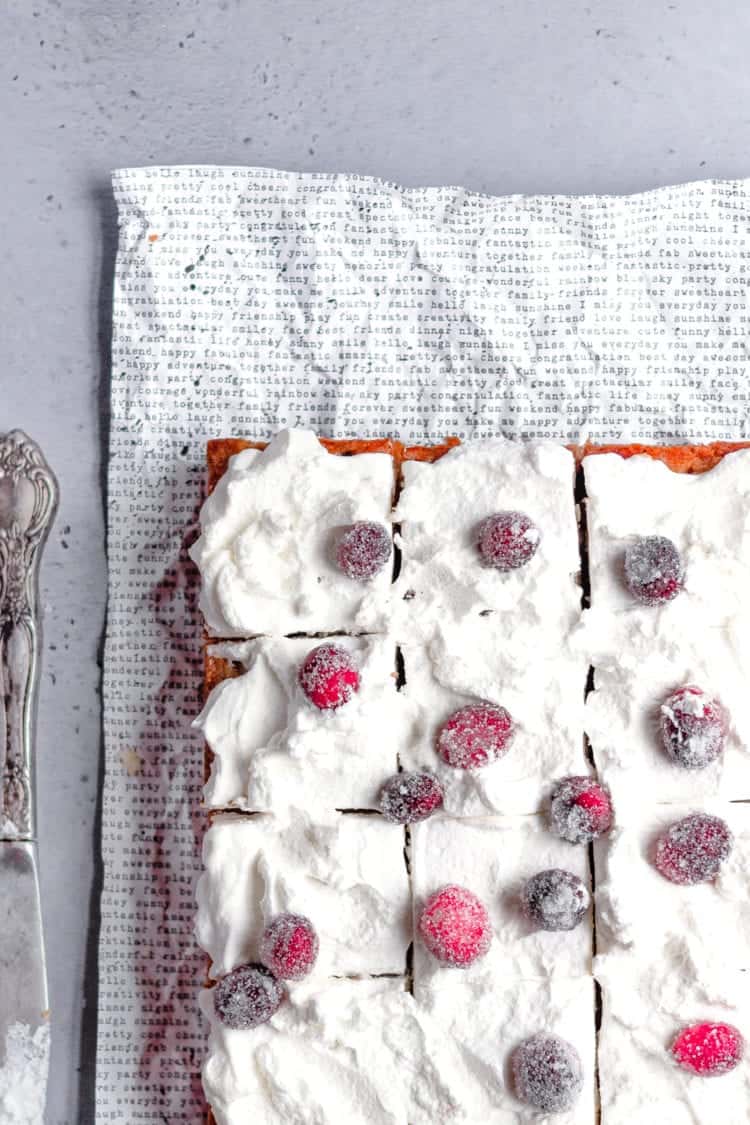 white chocolate cranberry cake