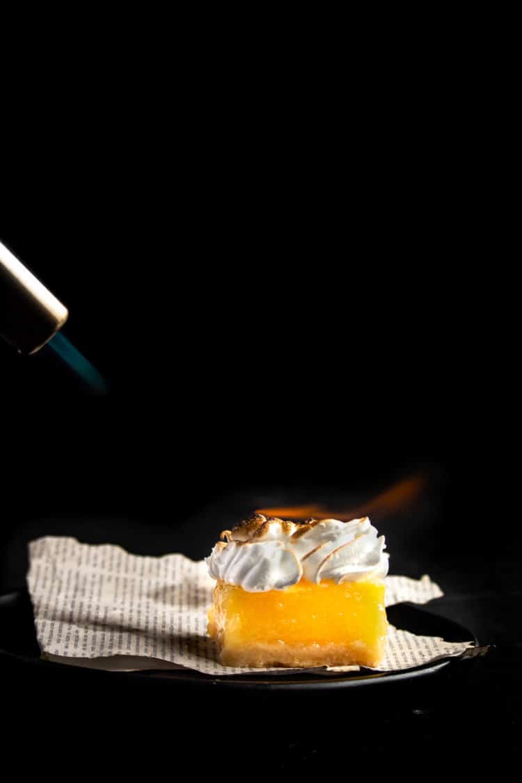 Lemon Meringue Bars, an easy sweet and sour dessert