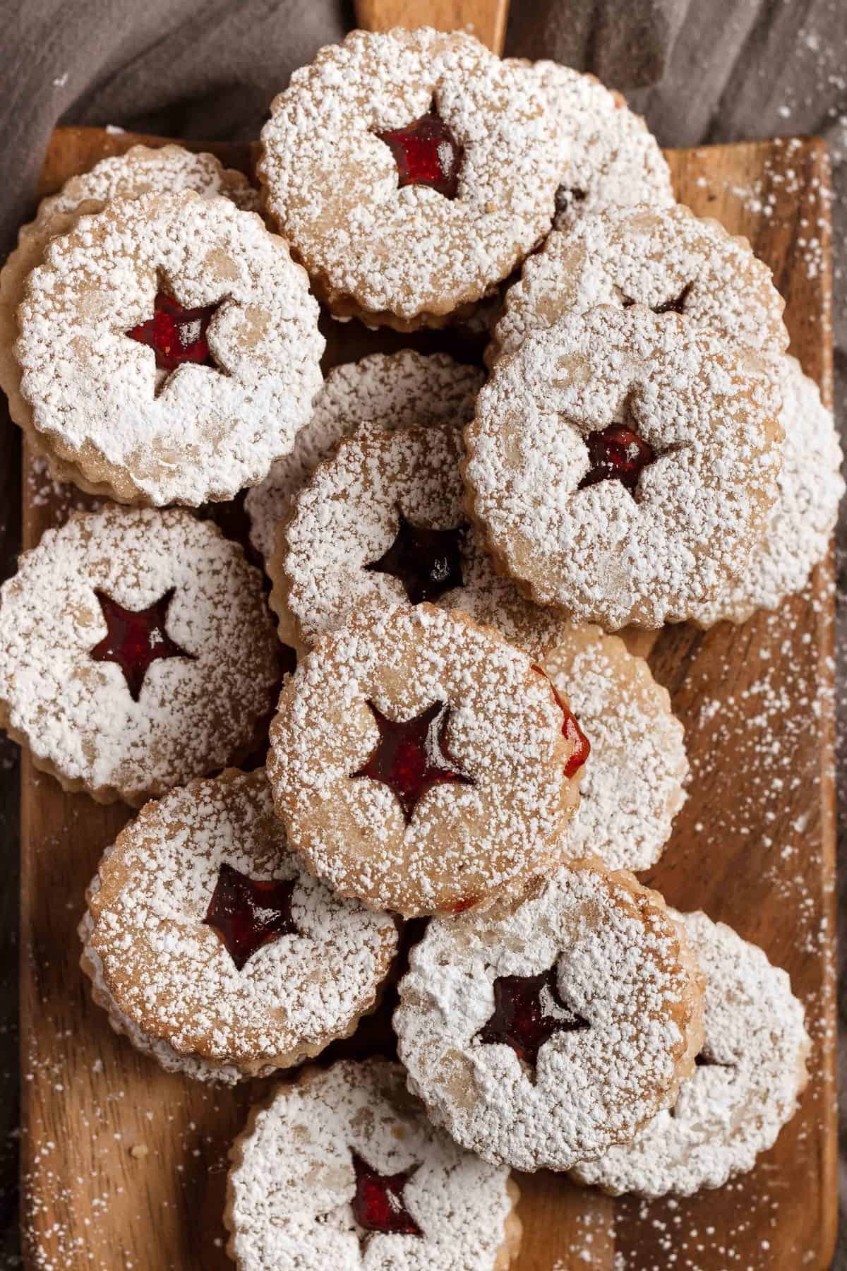 Cake Crumbs Linzer Cookies