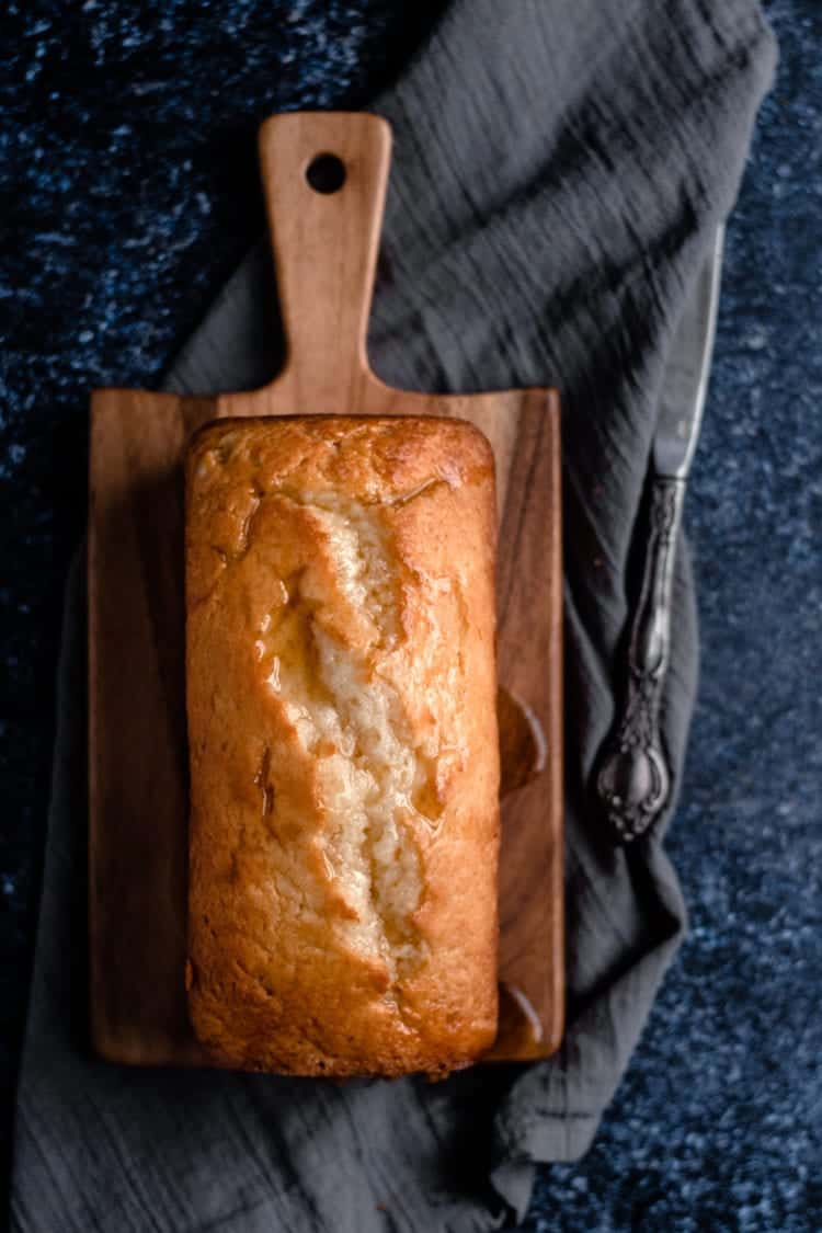 no mixer maple pound cake