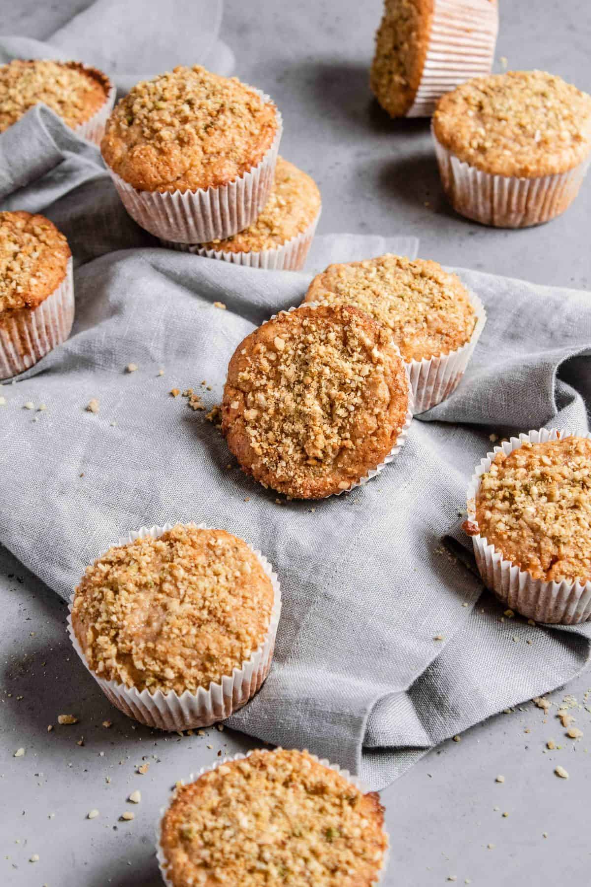 Honey Orange Blossom Baklava Muffins