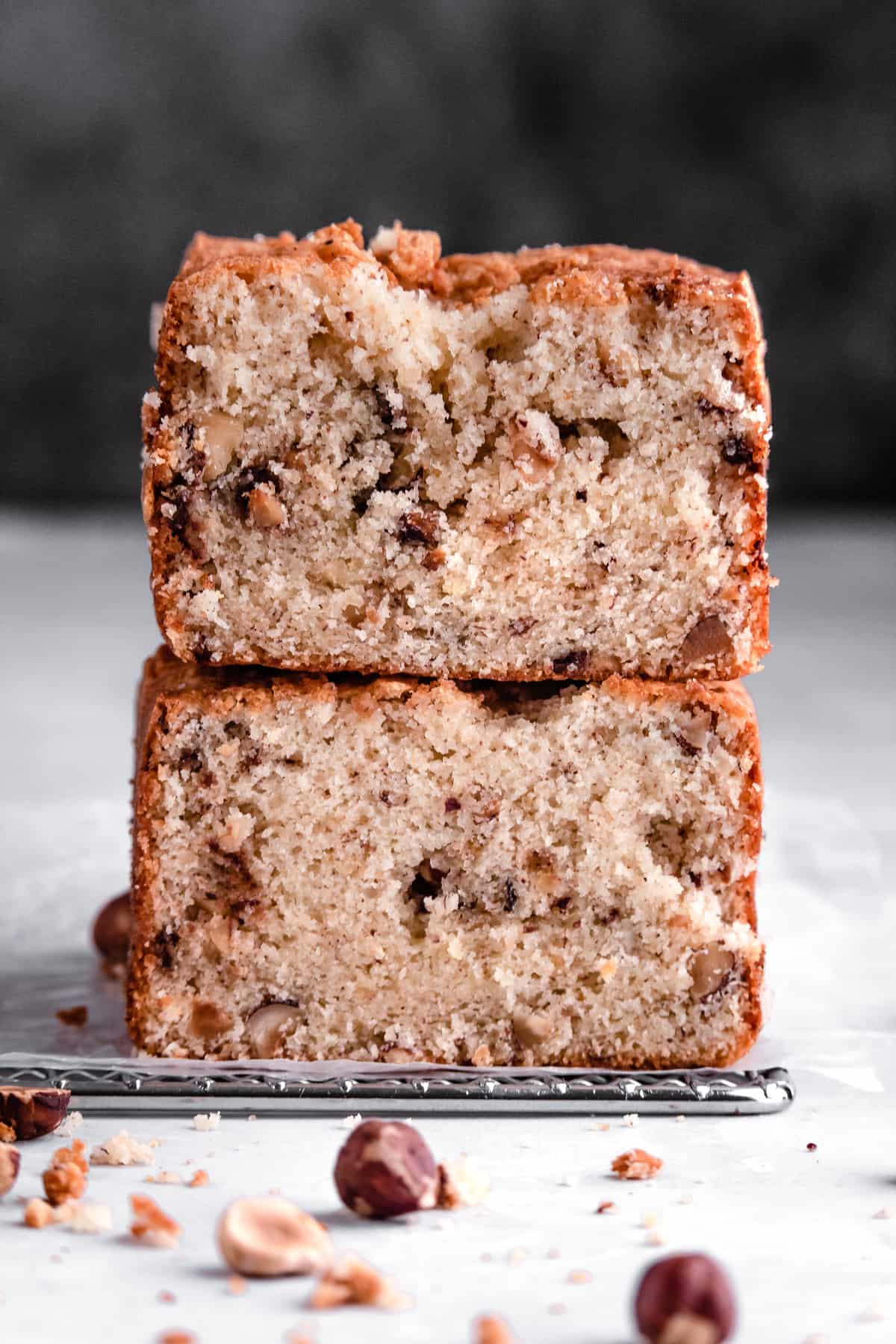 Hazelnut Butter Cake,easily and fast baked from scratch