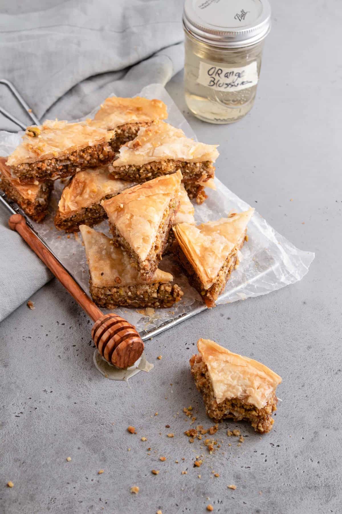 Honey Orange Blossom Baklava