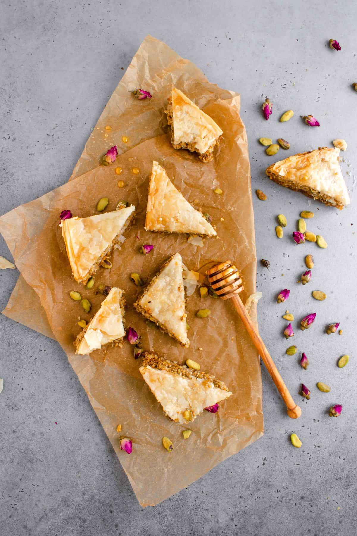 Honey Orange Blossom Baklava