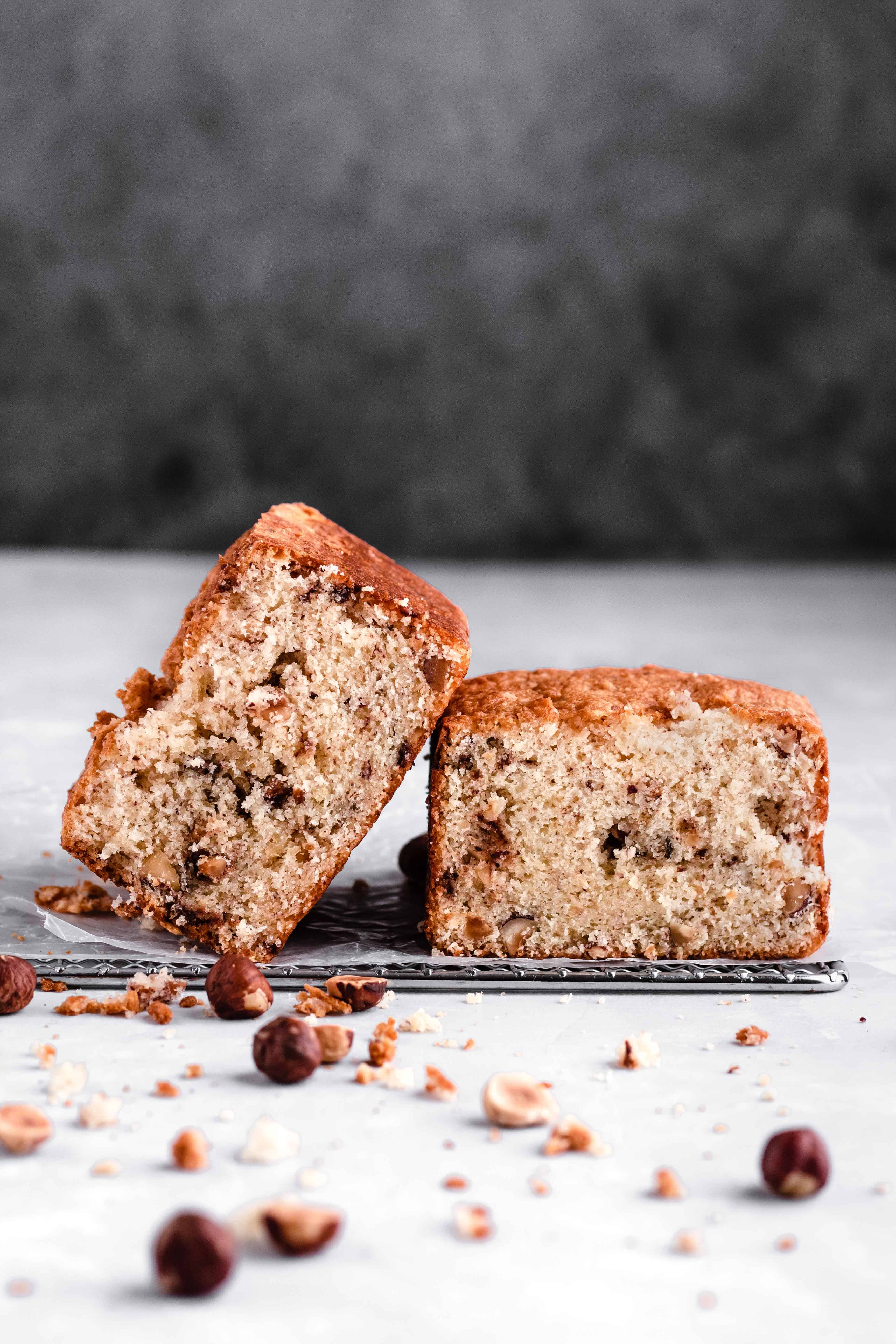Hazelnut Butter Cake,easily and fast baked from scratch