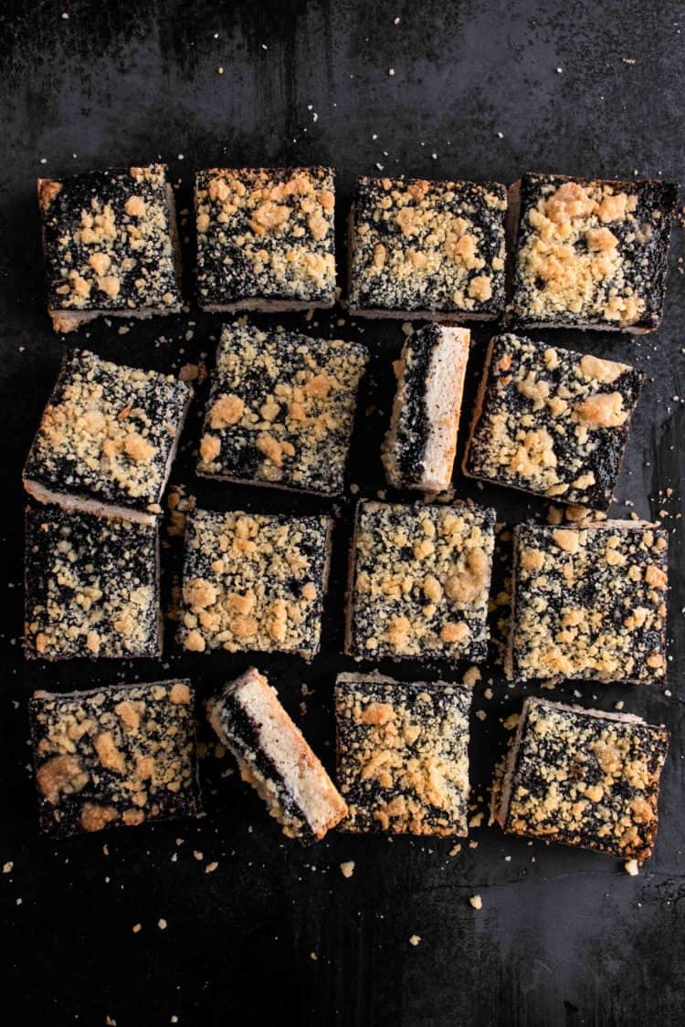 Poppy Seeds are soft, crumbly and buttery delicous bars.