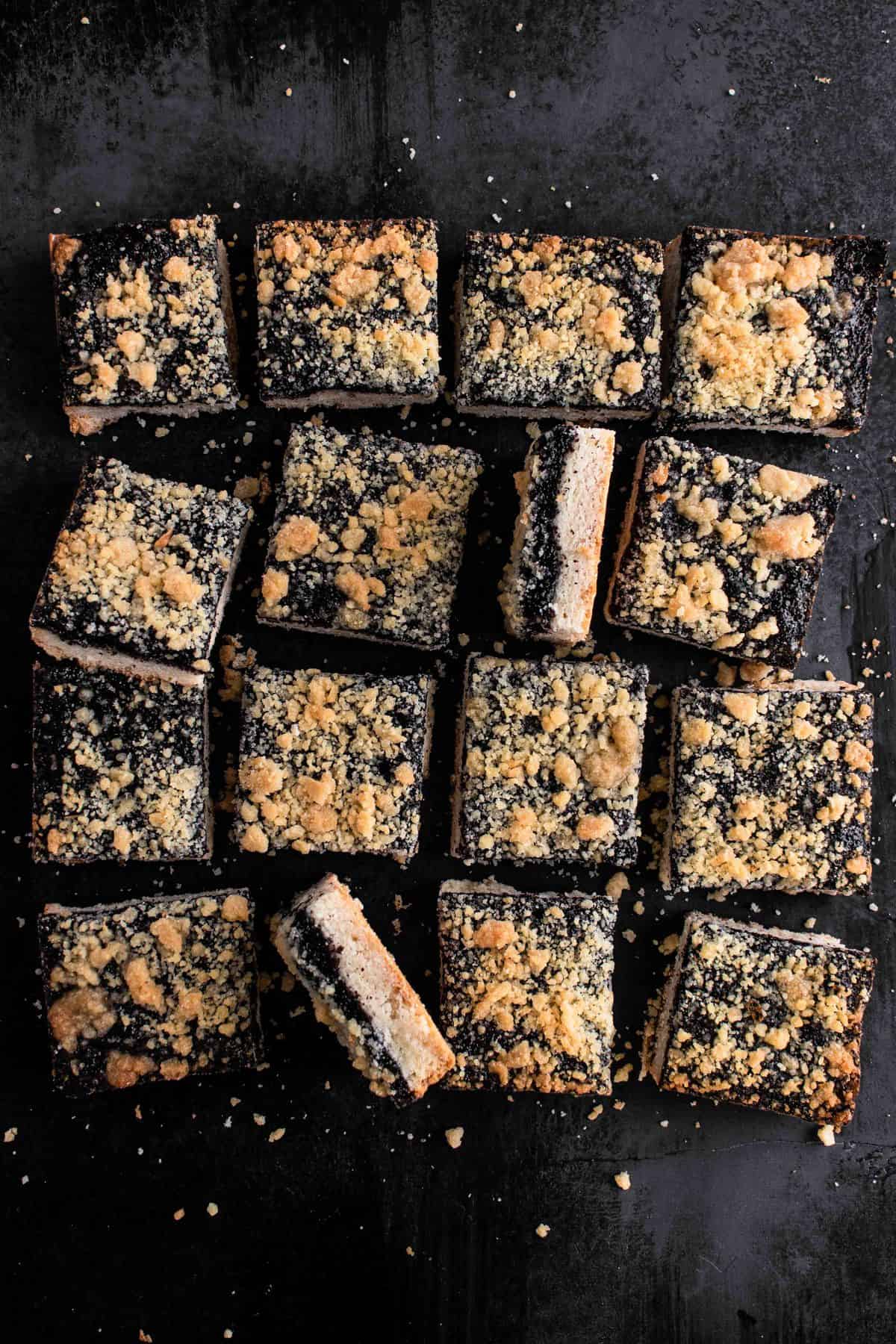 Poppy seeds bars