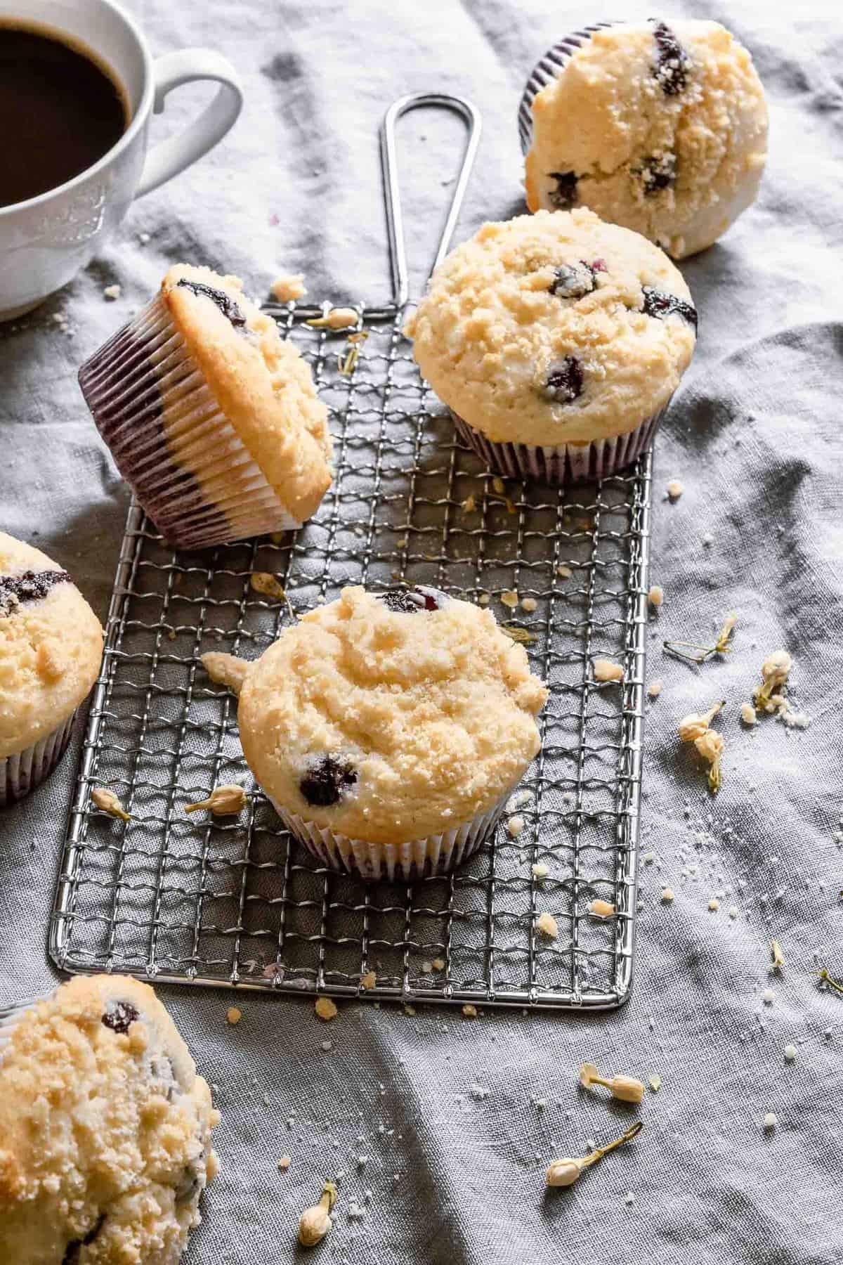 Blueberry Pie Muffins