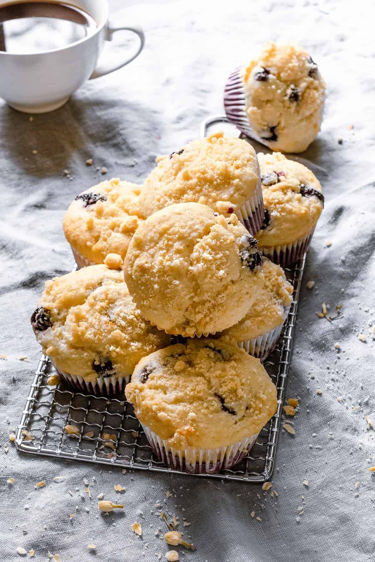 Blueberry Pie Muffins