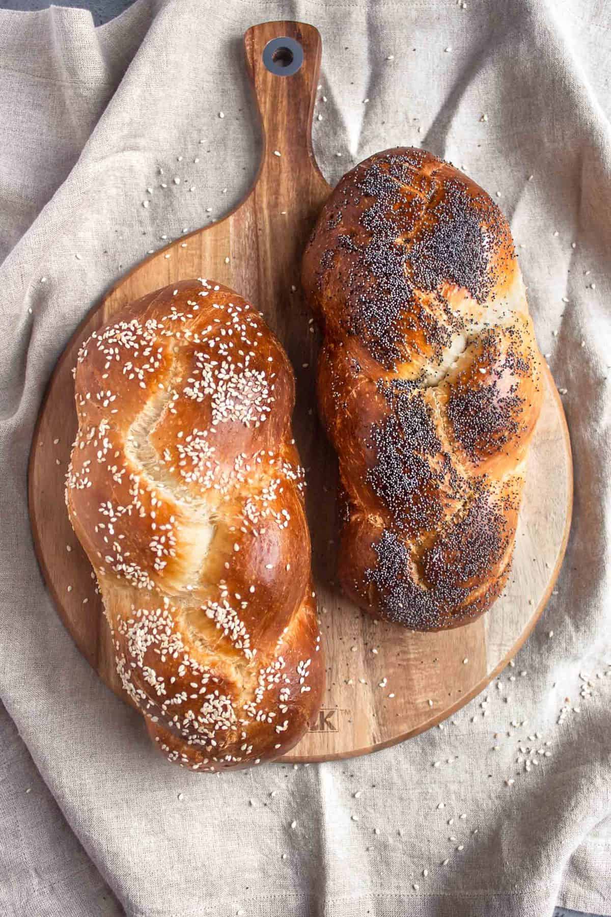 Bakery style Challah bread.Soft, sweet fluffy and crumbly.