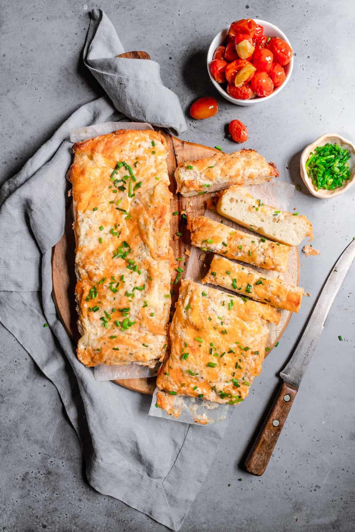 Cheese dip bread with a cheese dip recipe