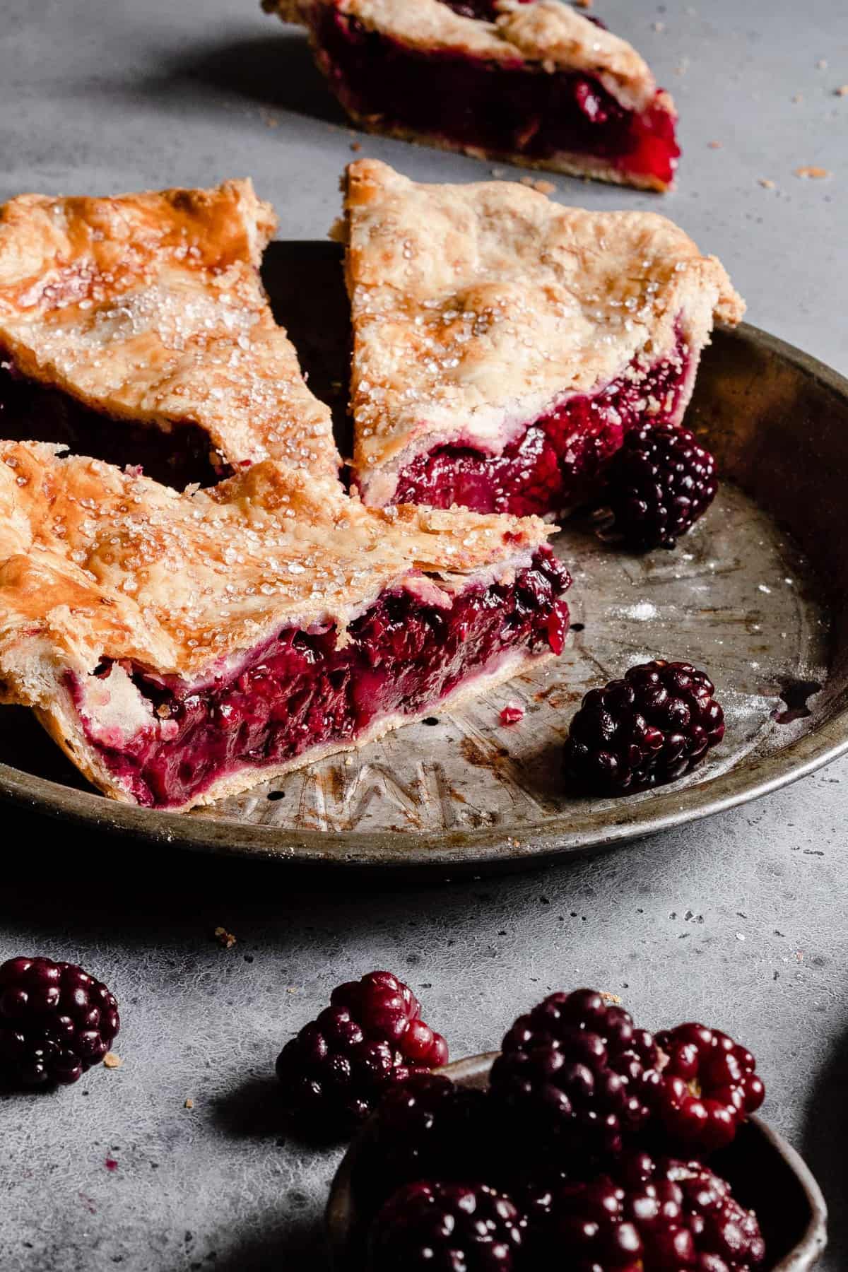 Blackberry ginger pie recipe