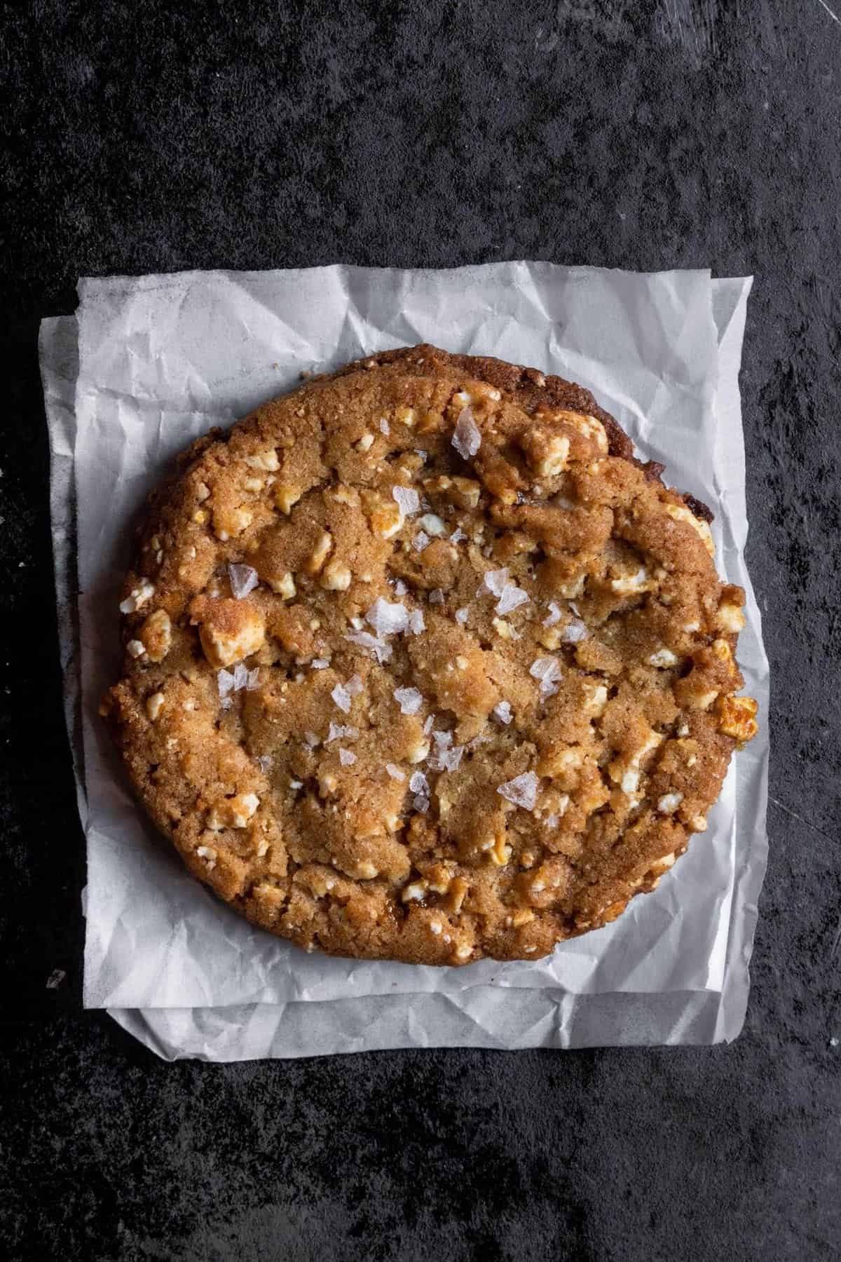 Caramel popcorn cookies recipe