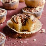 Eggnod chocolate muffin recipe.