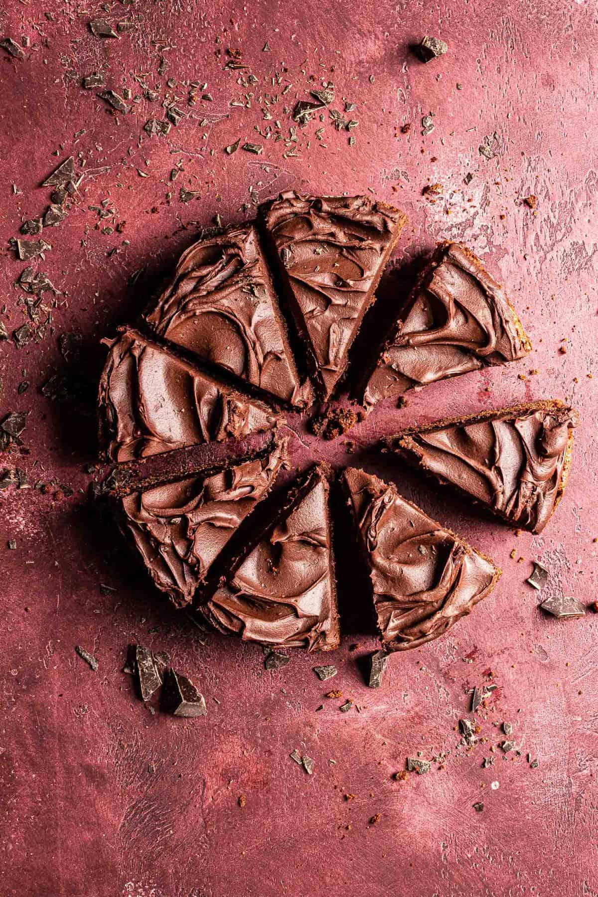 Easy no mixer chocolate celebration cake