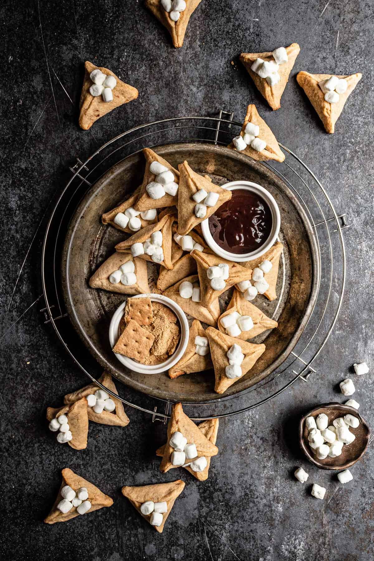 Smores Hamentashen recipe, easy and fast