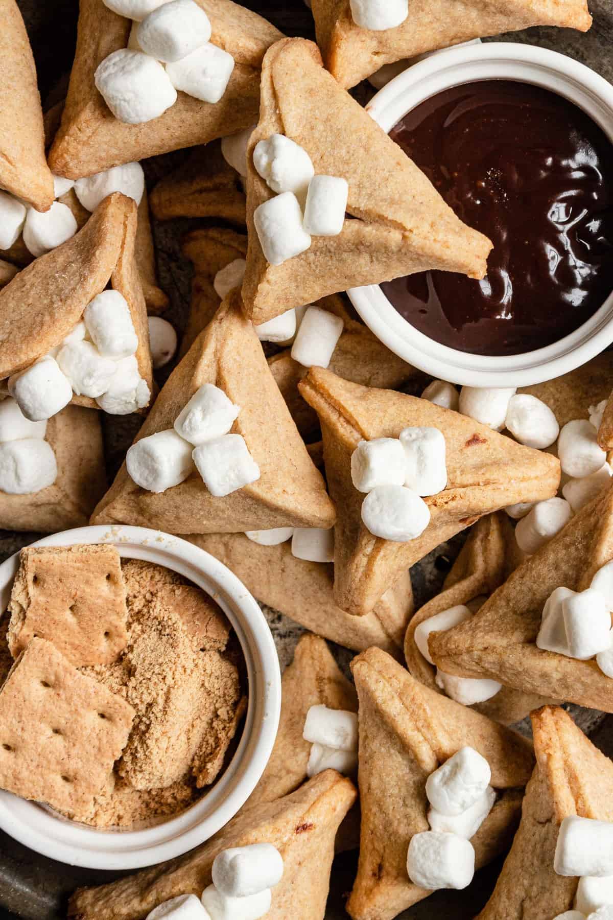 Smores Hamentashen recipe, easy and fast