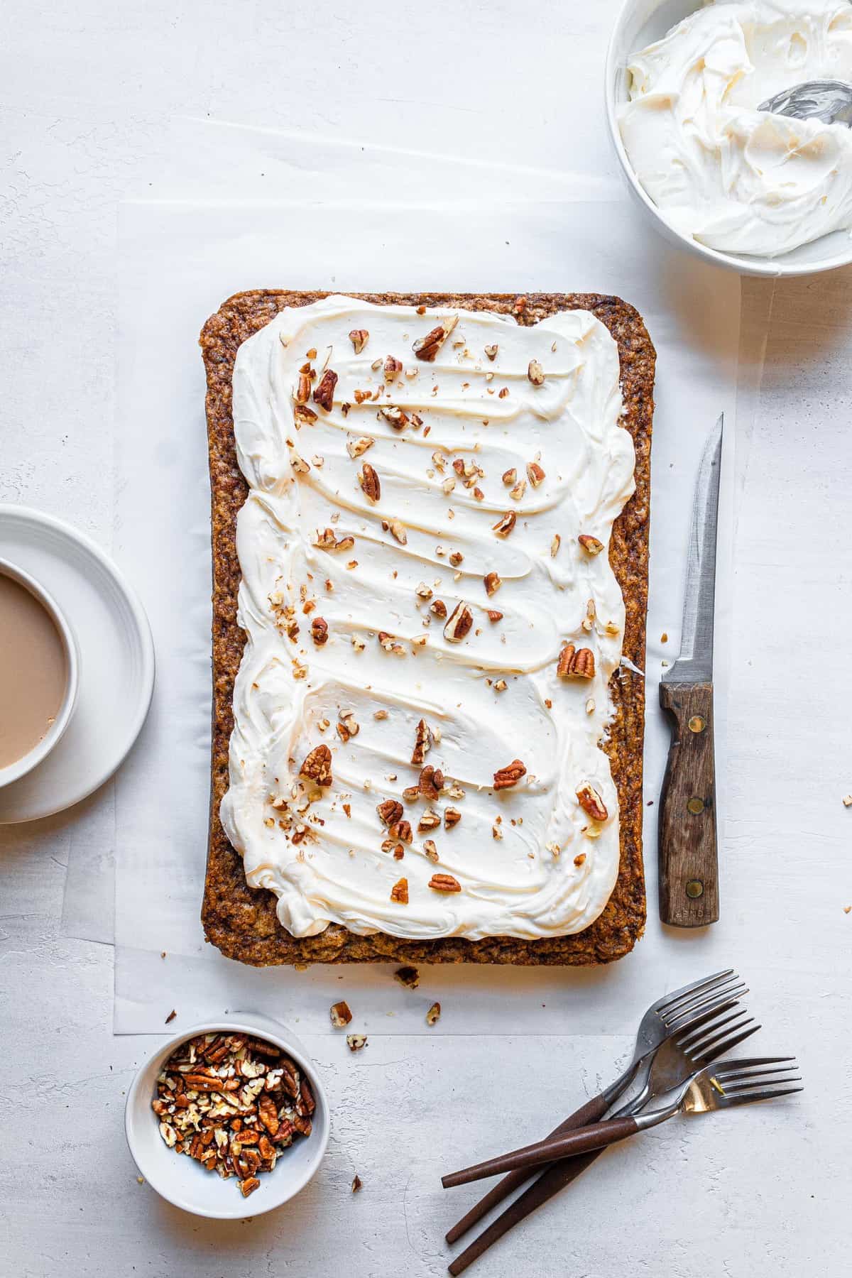 carrot sheet cake recipe with cream cheese frosting