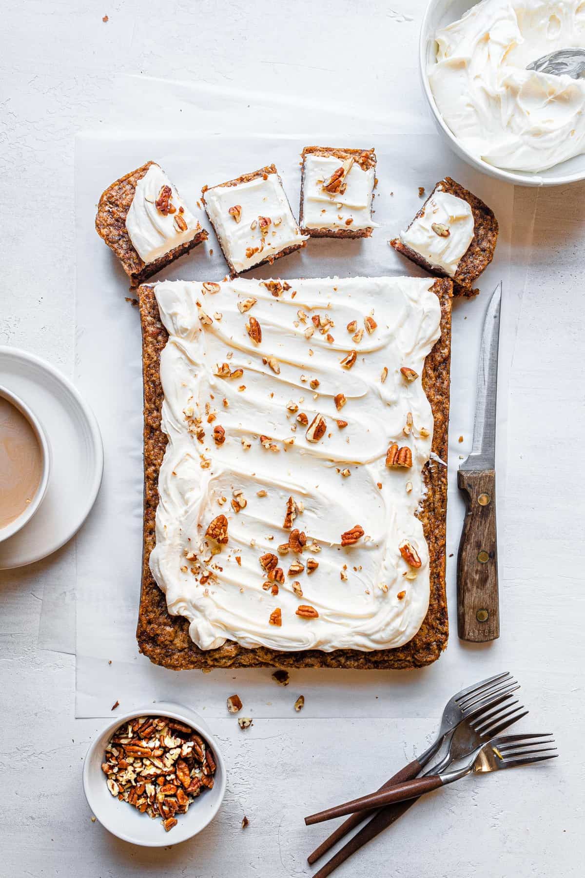 carrot sheet cake recipe with cream cheese frosting