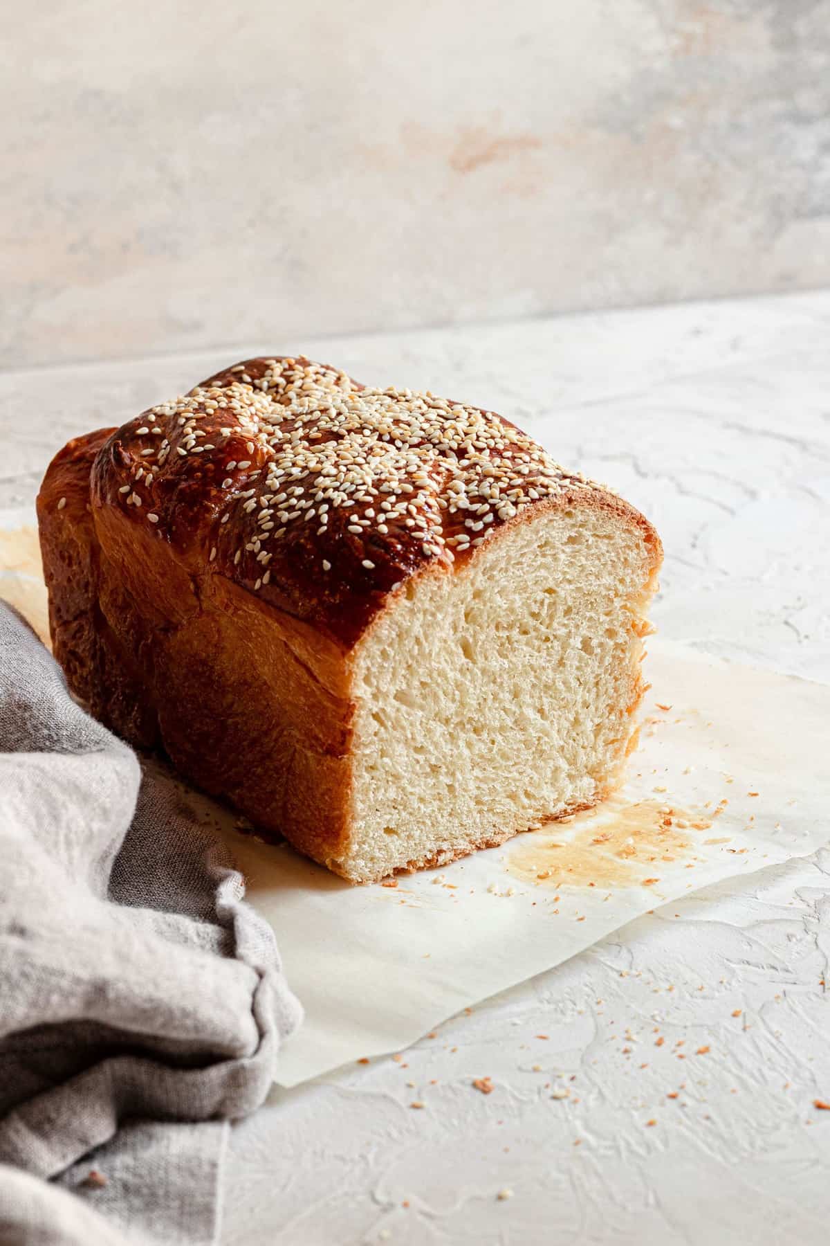 Loaf-Pan Challah  ronilovescooking