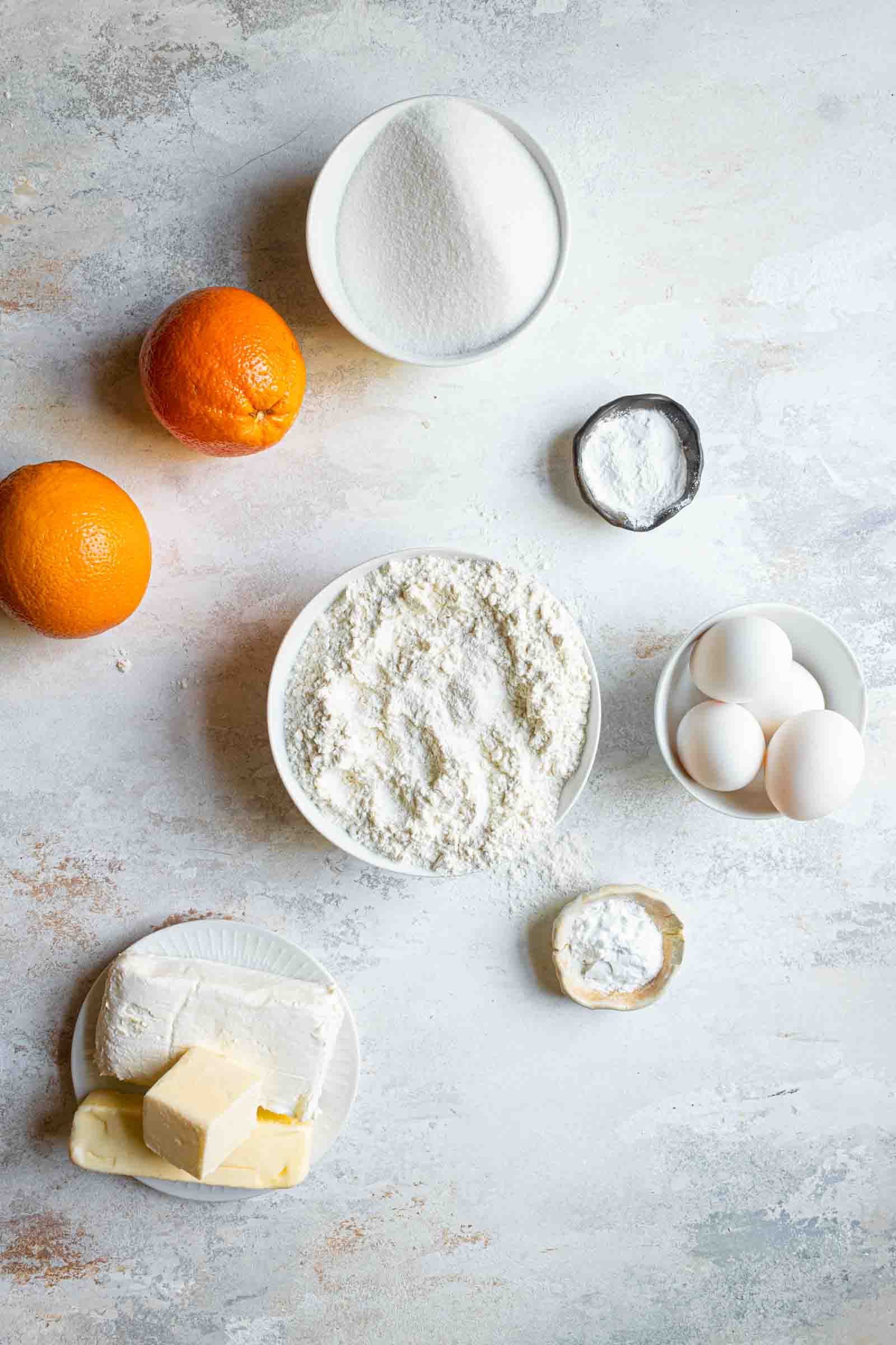 Orange Cream Cheese Cake recipe 