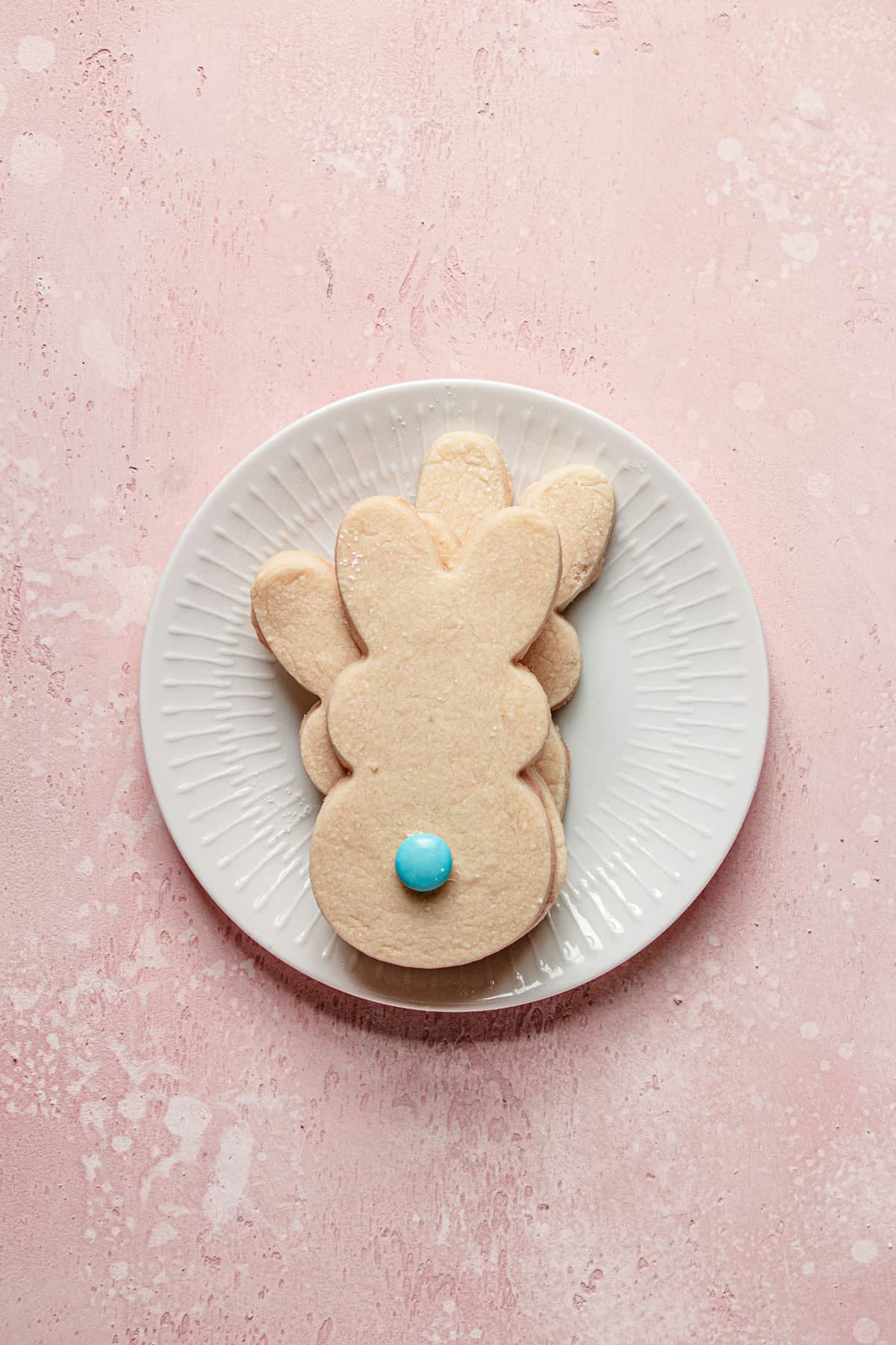 Easter bunny shortbread cookies recipe