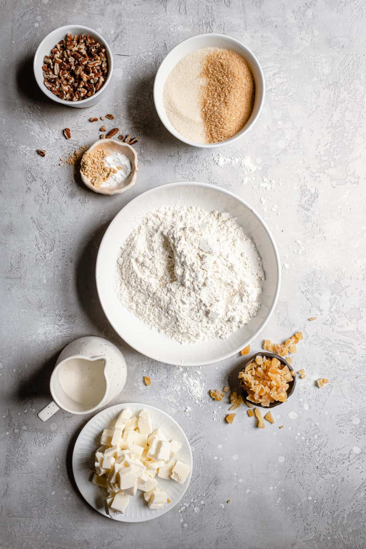 Candied Ginger Pecan Scones recipe