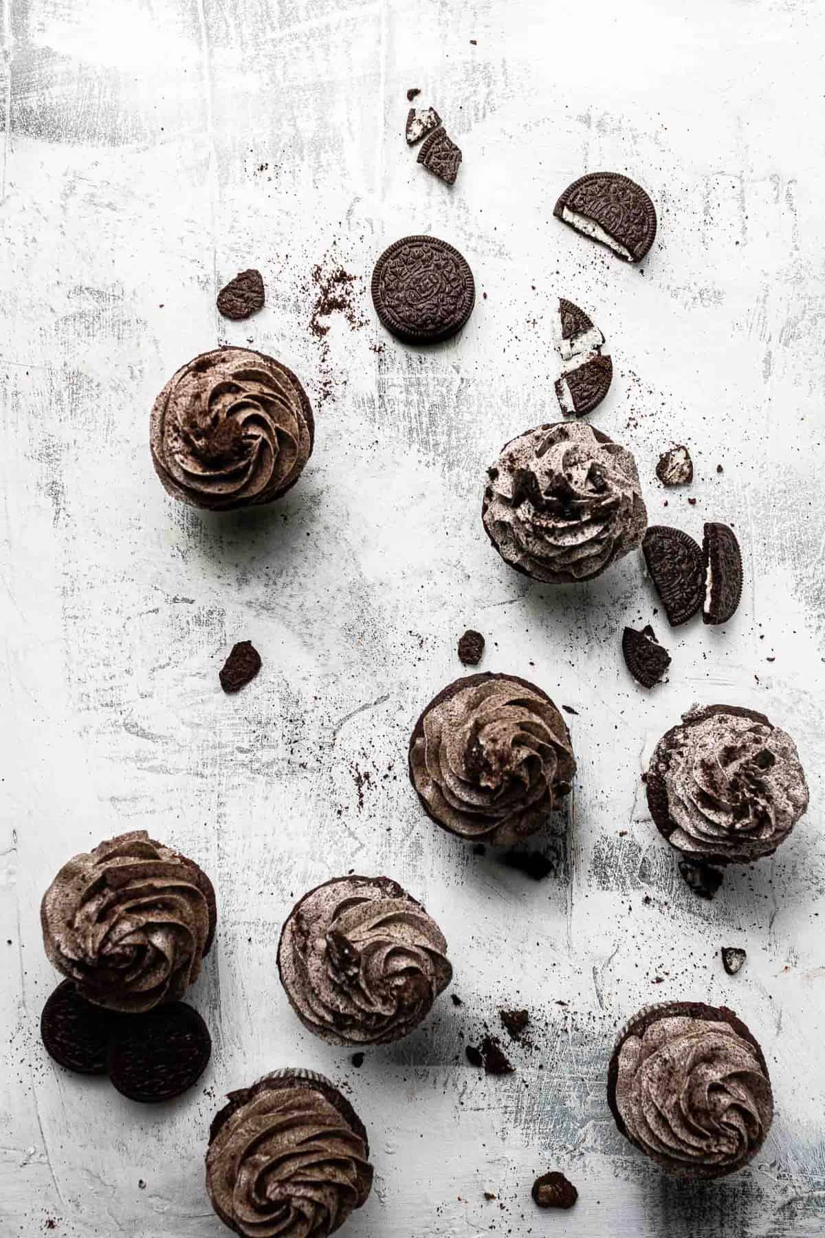 Chocolate Oreo Cupcakes recipe