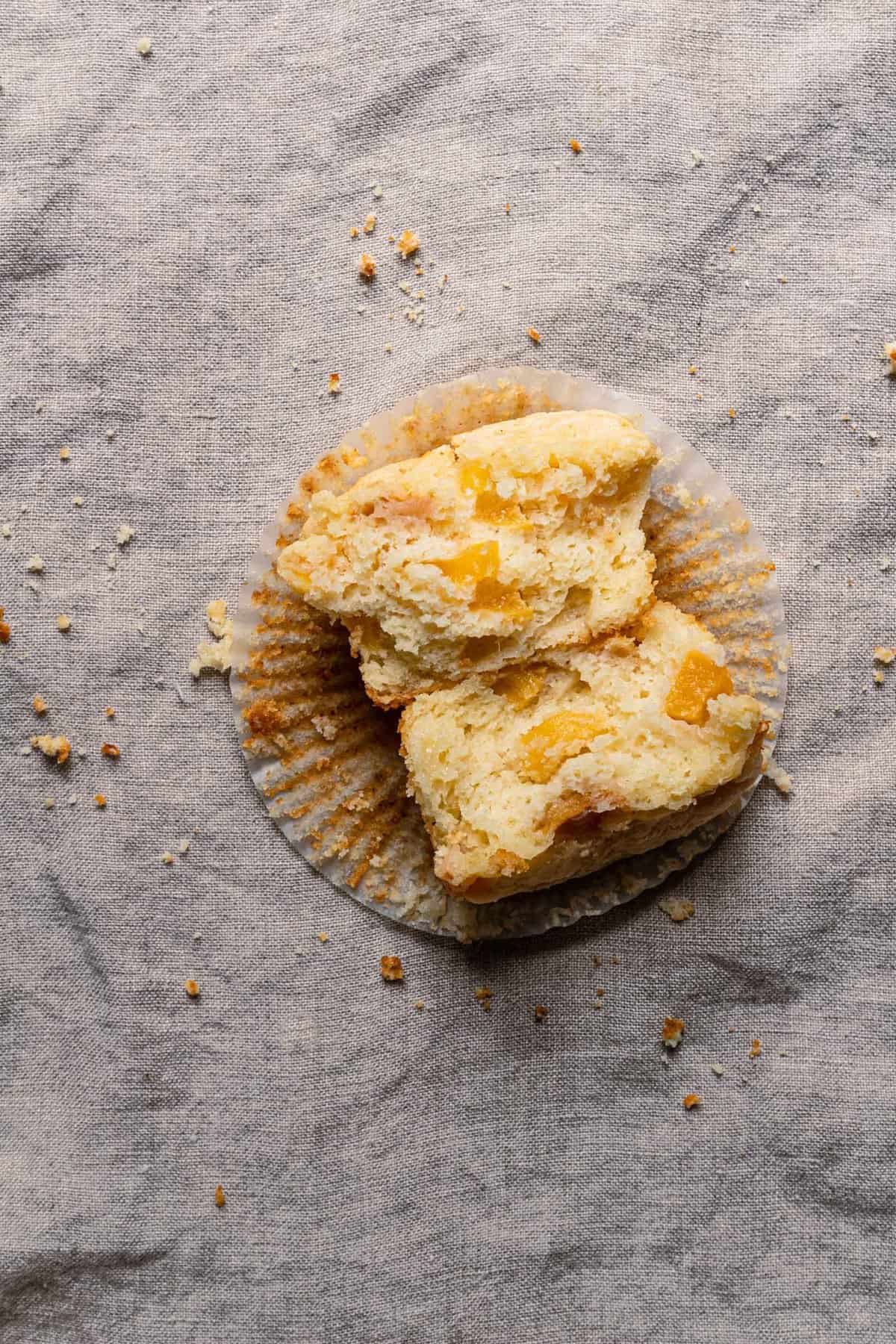 Peach muffins recipe