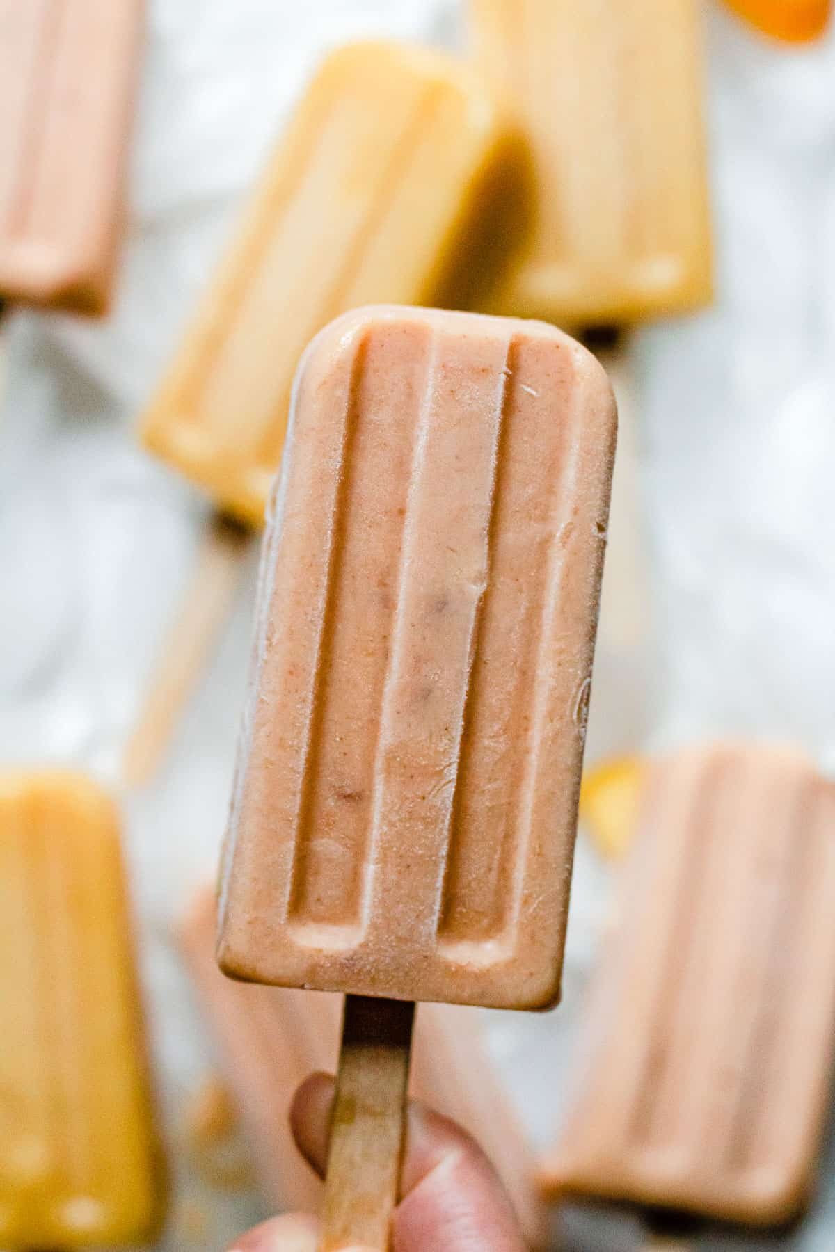 Peach popsicles recipe