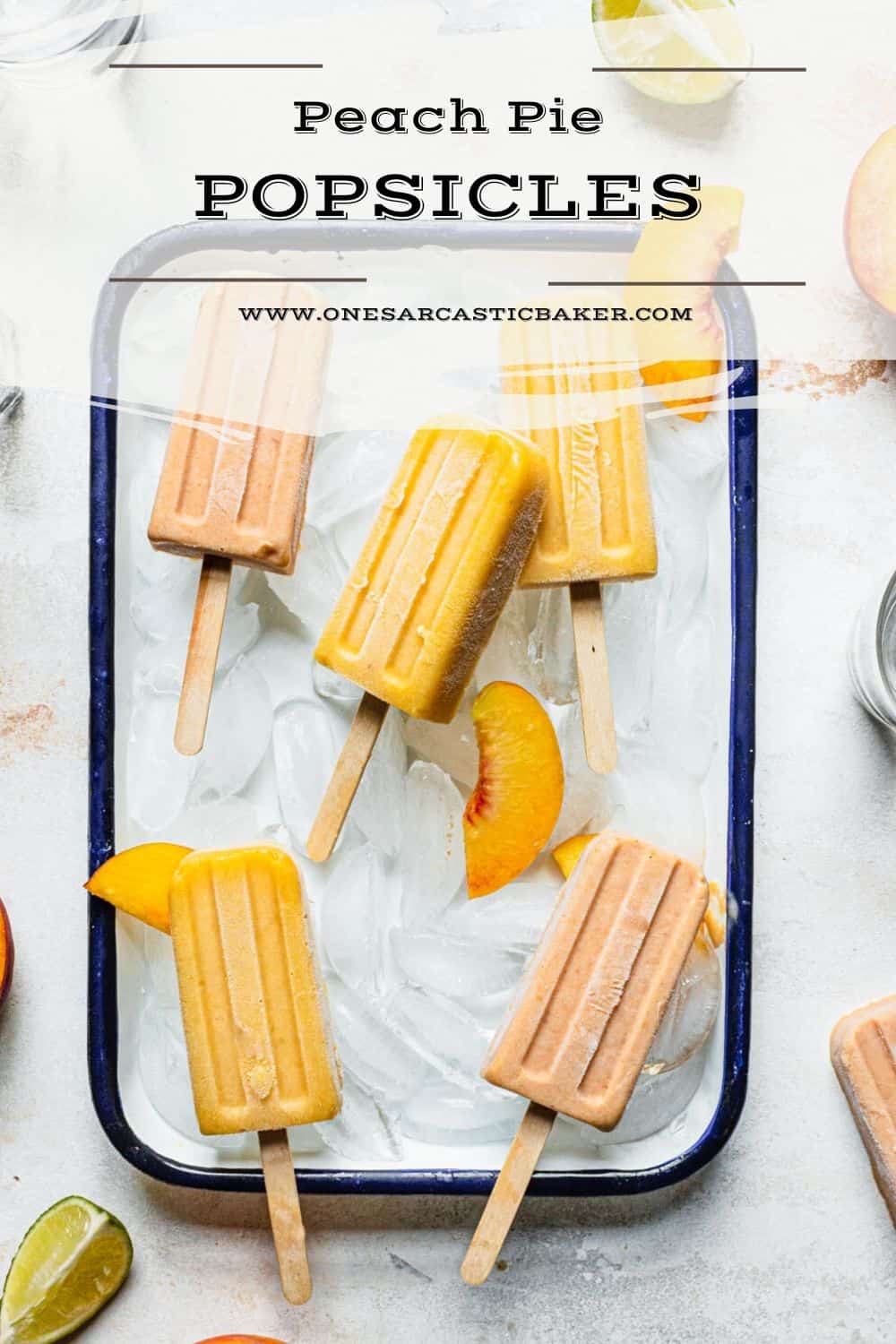 Peach popsicles recipe