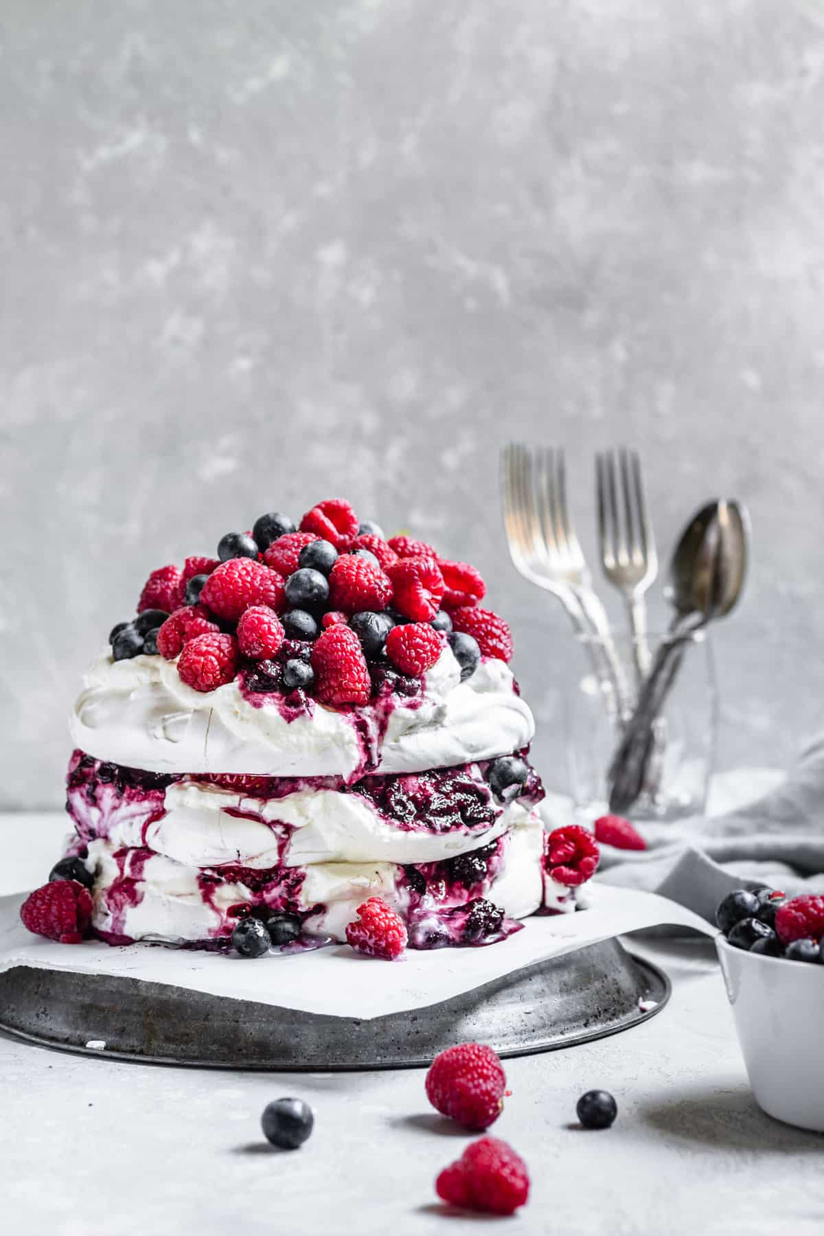 Berry Pavlova Cake