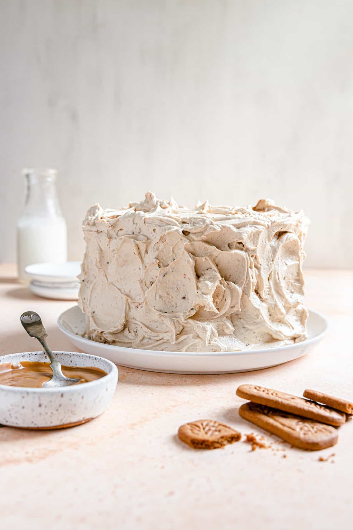 Banana Cookie Butter Cake