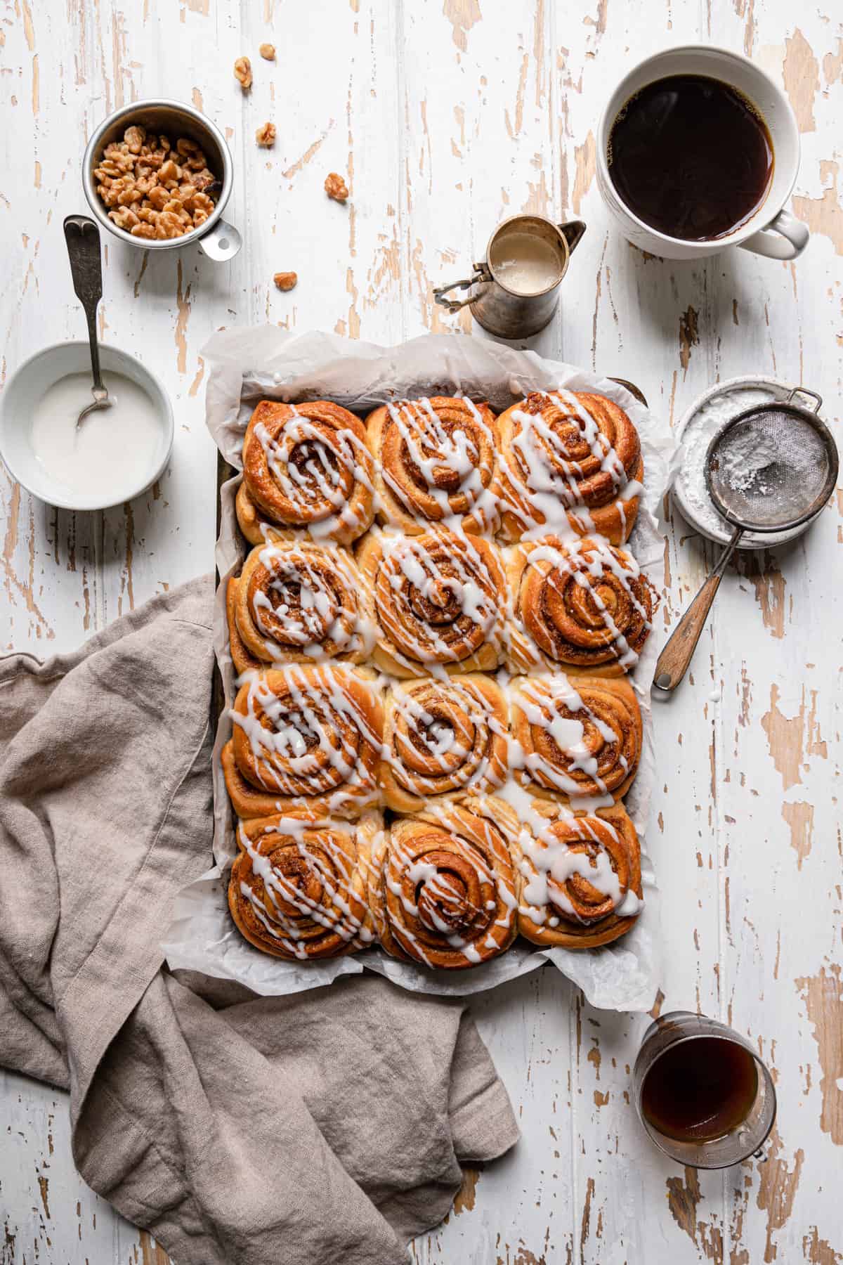 Cinnamon Rolls recipe from "the little beach street recipe" novel.