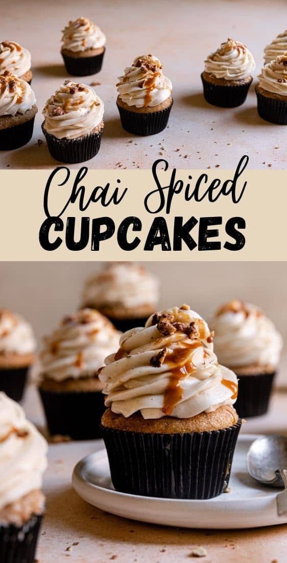 Chai spiced cupcakes