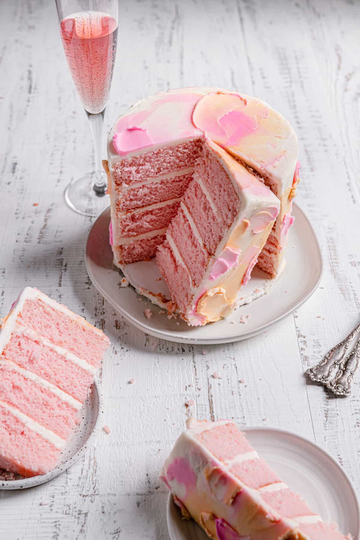 Pink Champagne Cake