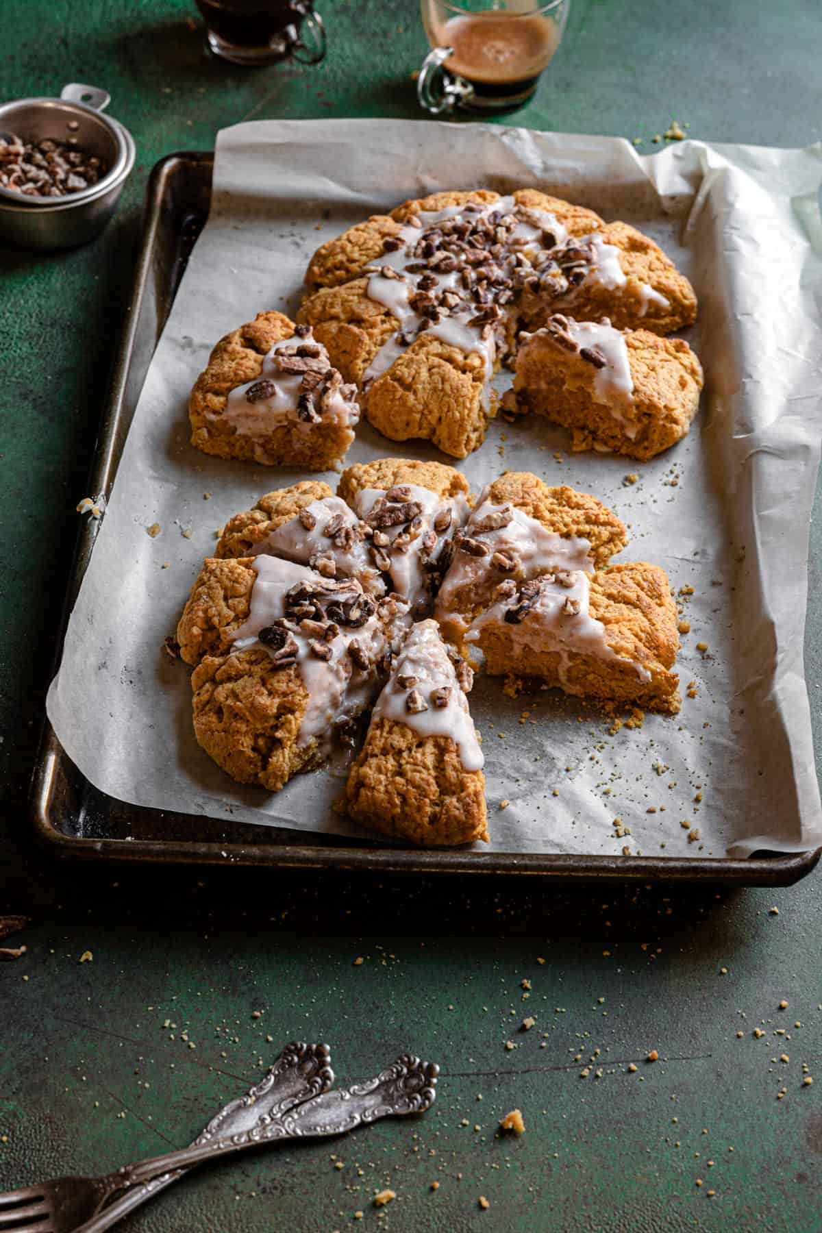 Fast and easy pumpkin scones recipe