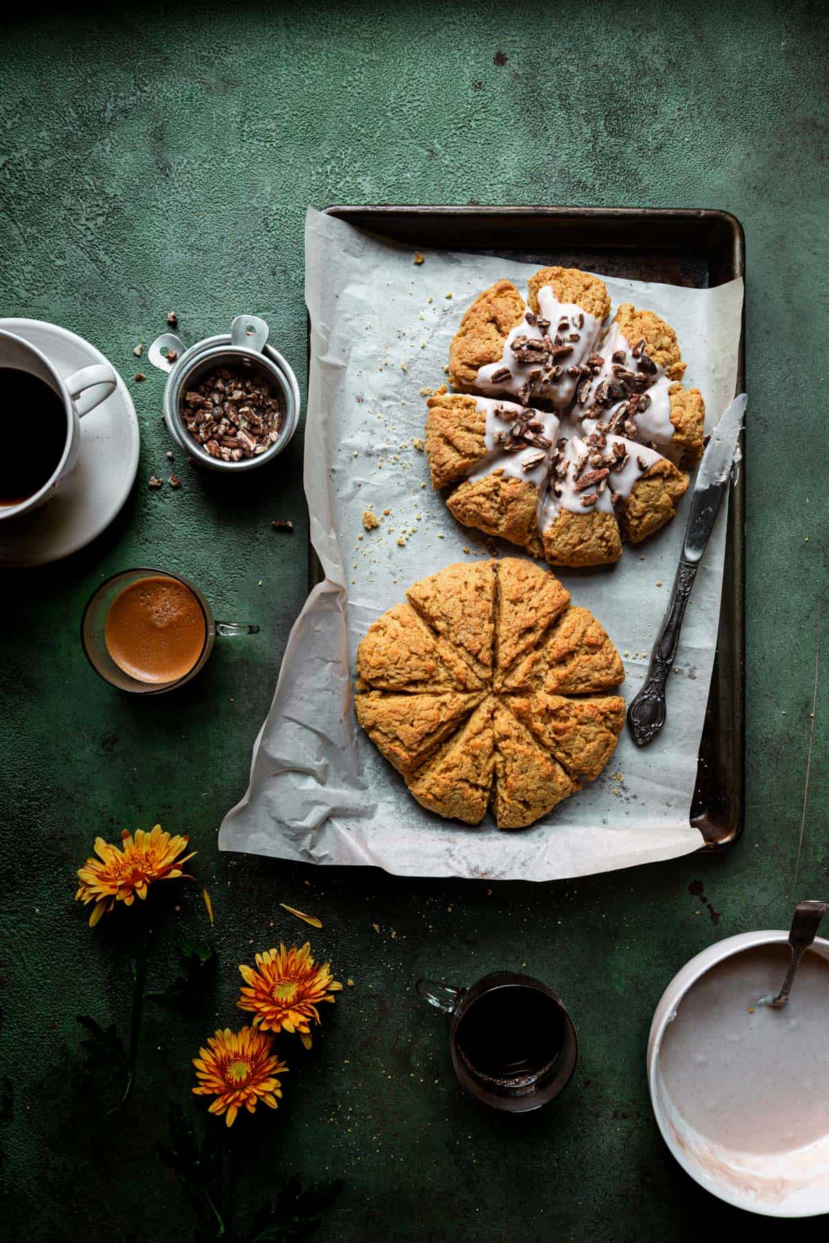 Fast and easy pumpkin scones recipe