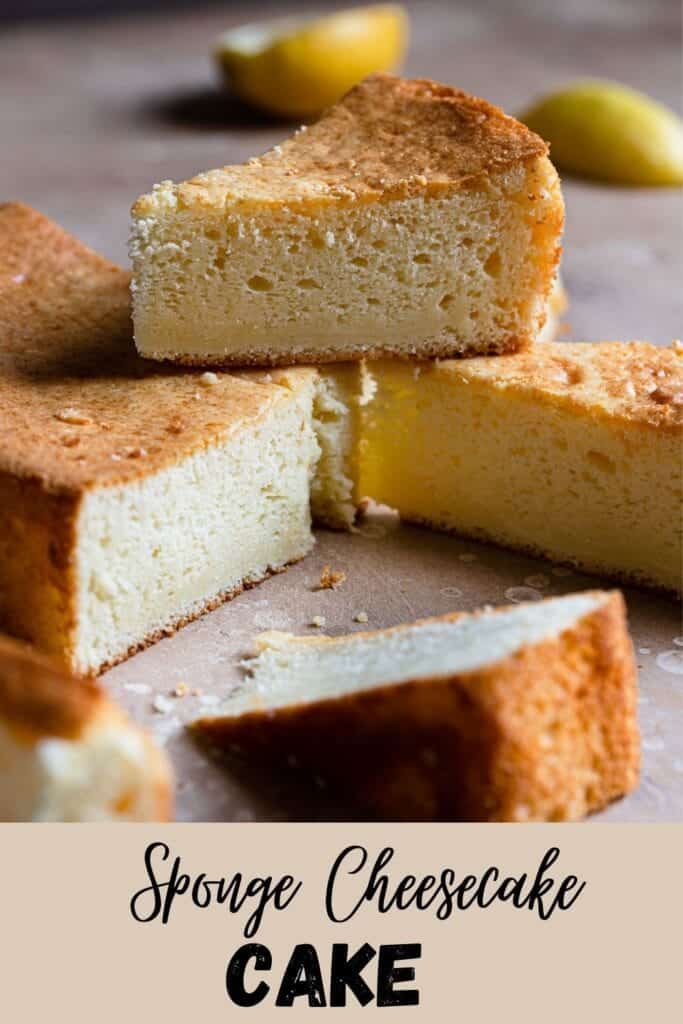 sponge cheesecake cake