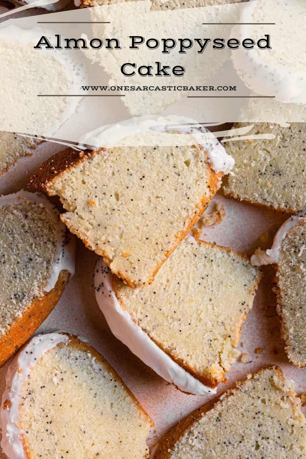 Almond poppyseed bundt cake