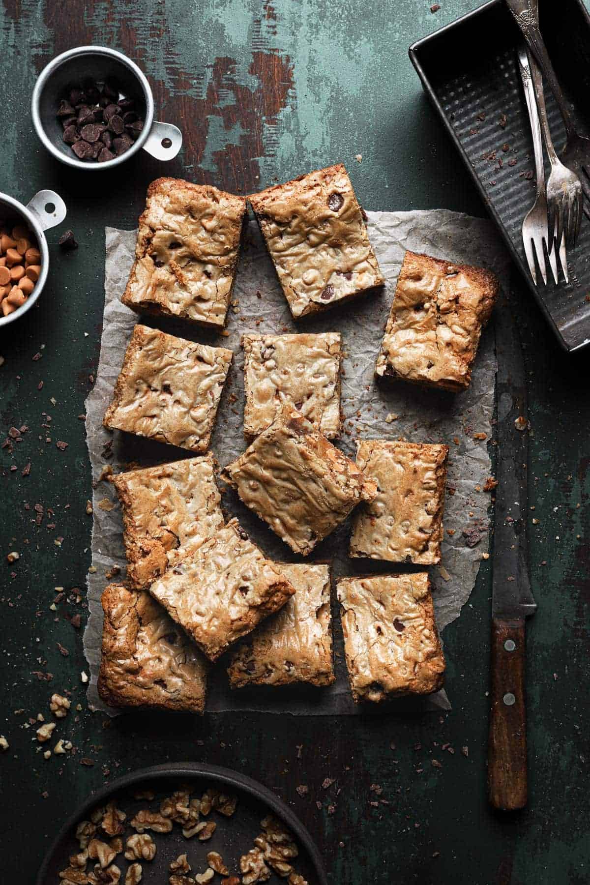 crazy easy butterscotch blondies