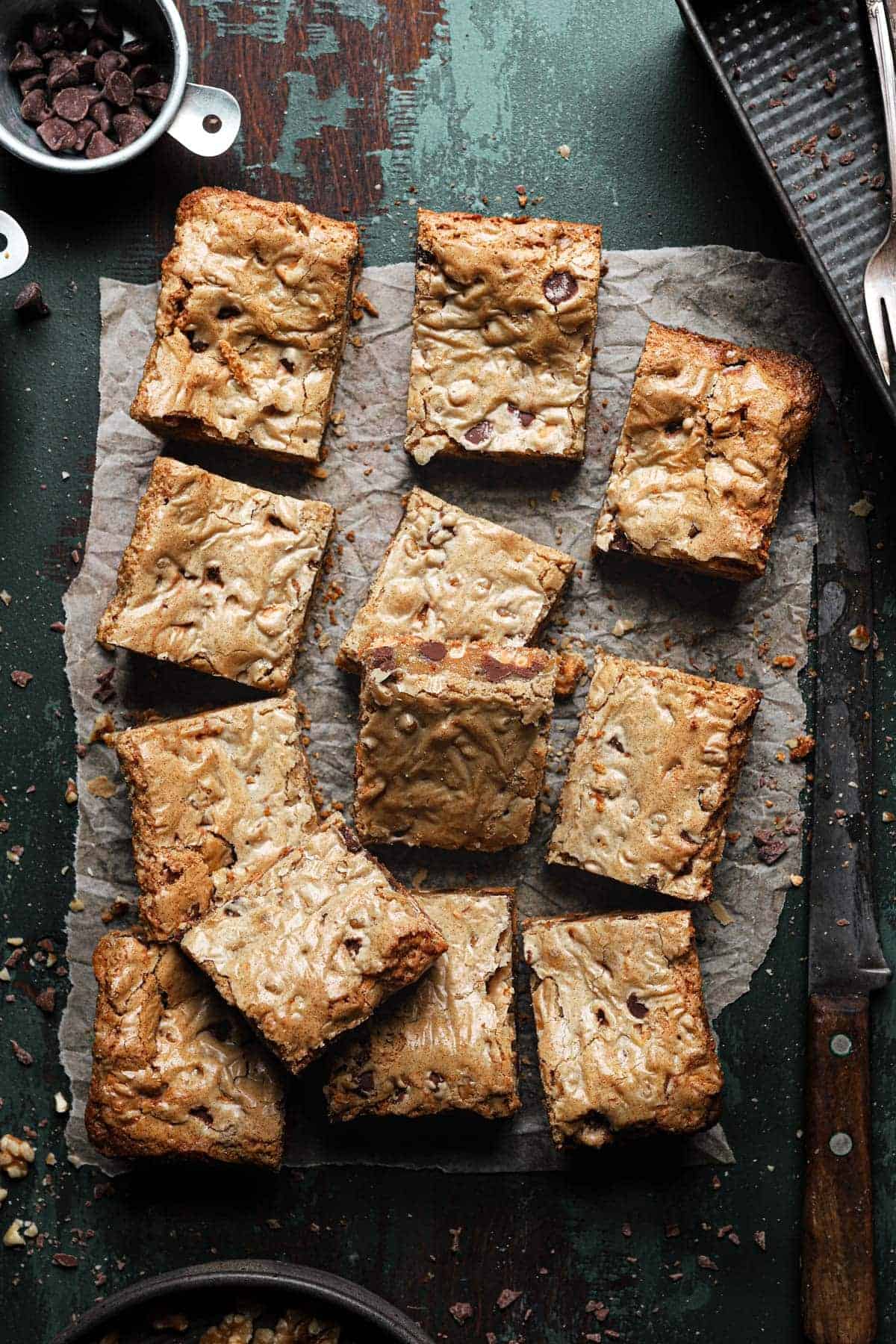 crazy easy butterscotch blondies